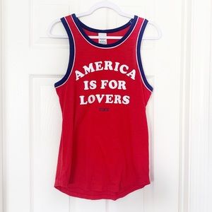 PINK Victoria's Secret Red Tank Top